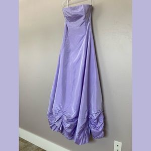 Jessica McClintock | Millennium 2000 Iridescent Ruched Strapless Gown Prom Dress